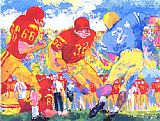 Leroy Neiman Cross Town Rivalry 1967 painting